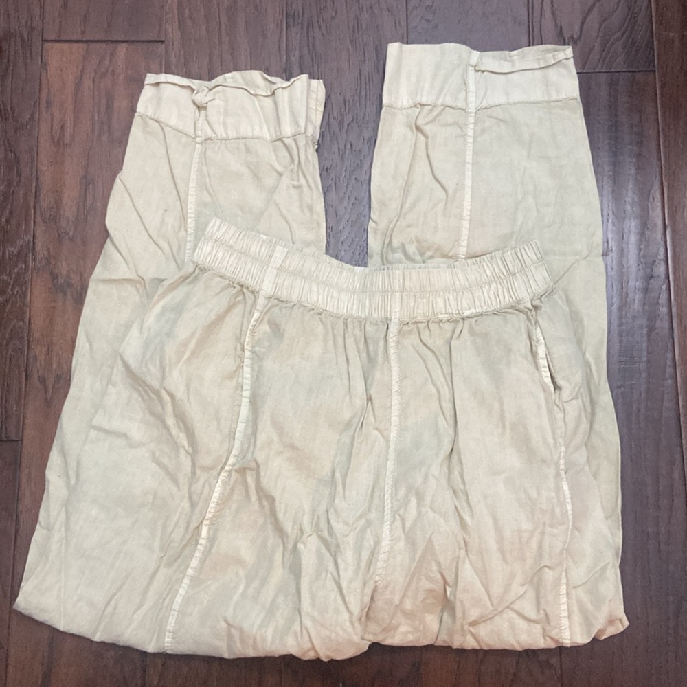 Free People Cream Pants